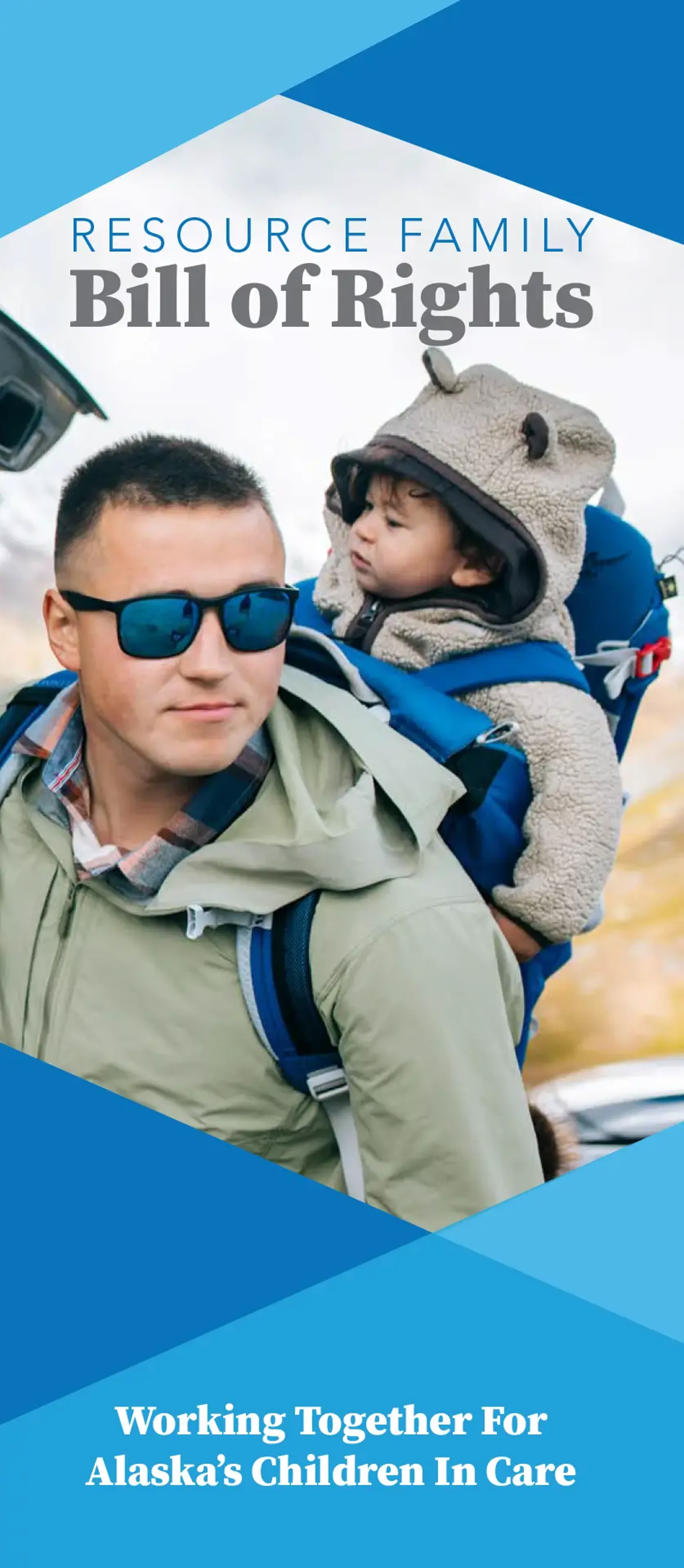 Brochure thumbnail: Resource Family Bill of Rights. Working Together for Alaska's Children in Care.