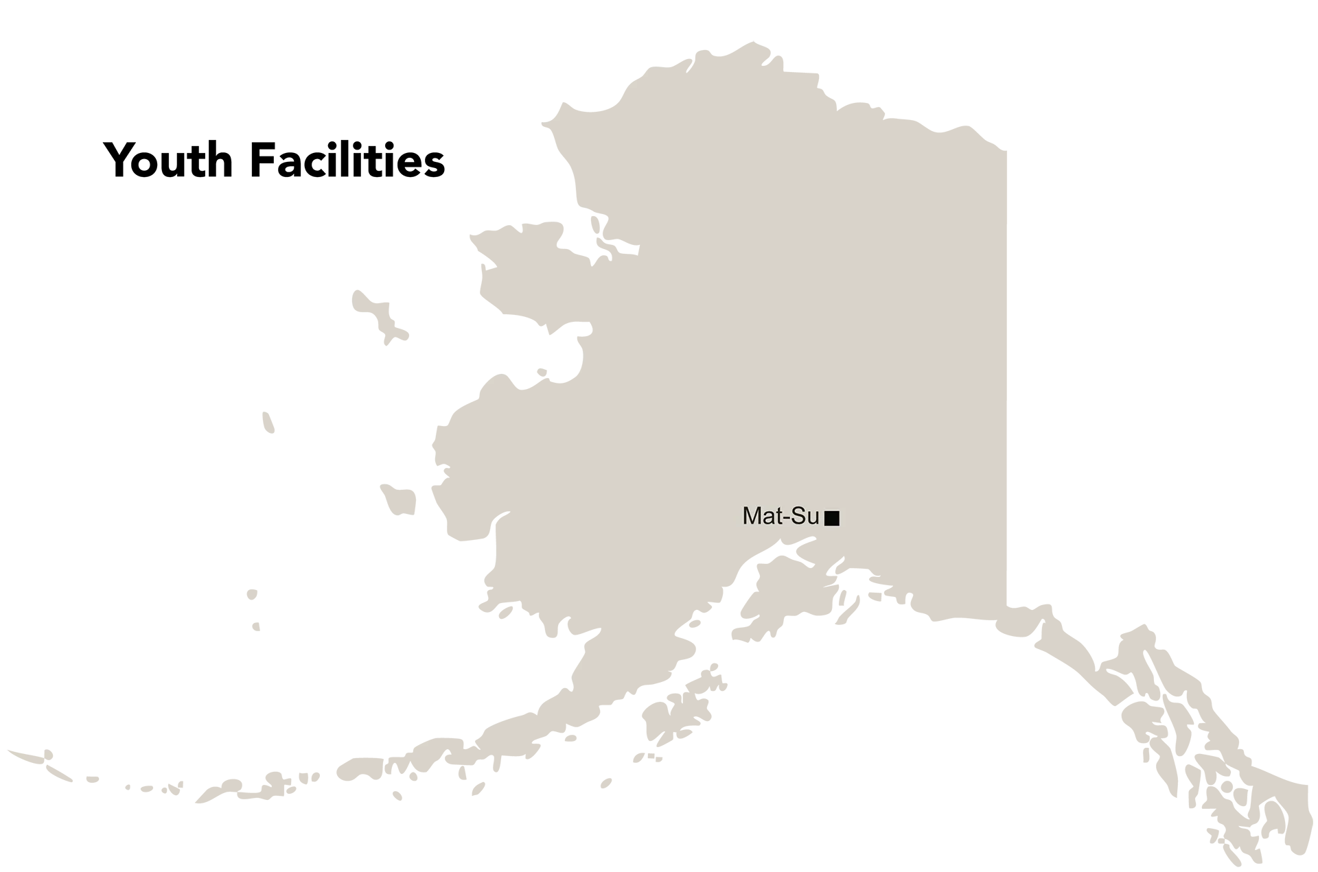 Alaska map with Mat-Su indicated